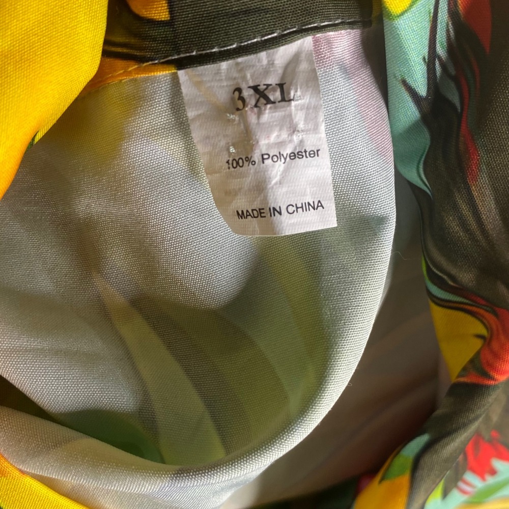 The Muppets Animal Hawaiian Shirt 3XL Colorful Tropical Pineapple Print - Picture 3 of 3